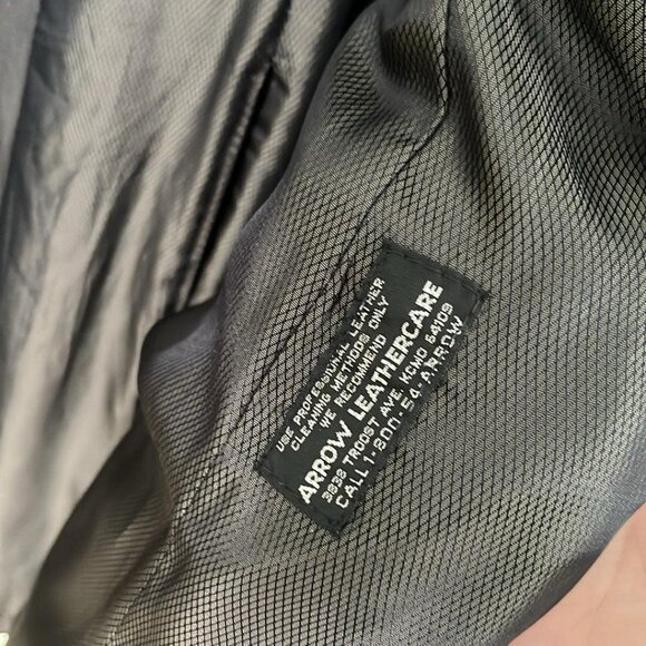 Vintage Remy Women's Sz 40 Full Length Leather Belted Trench Coat Luxury Supple - Picture 4 of 13